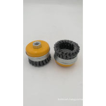 100mm Rotary Wire Brush Twist Knot Cup wheel M14 Angle Grinder